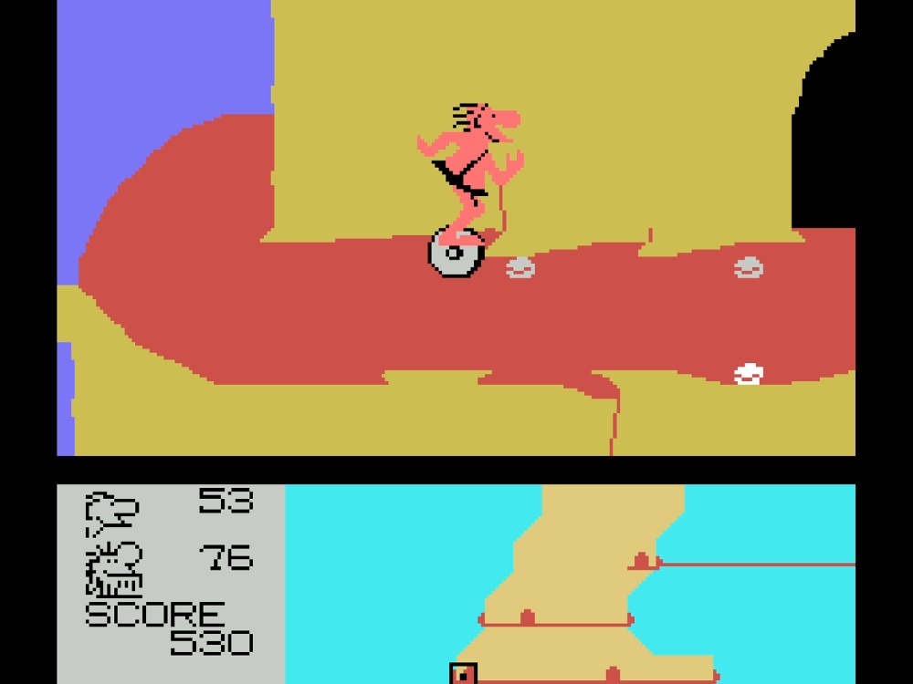 Gameplay of B.C. II: Grog's Revenge for Colecovision